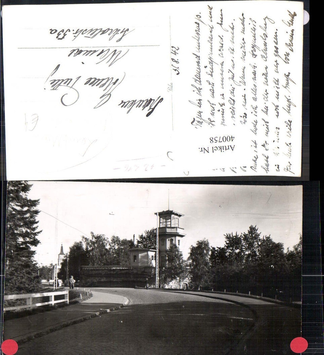 400758,Foto Ak Leuchtturm Friesland