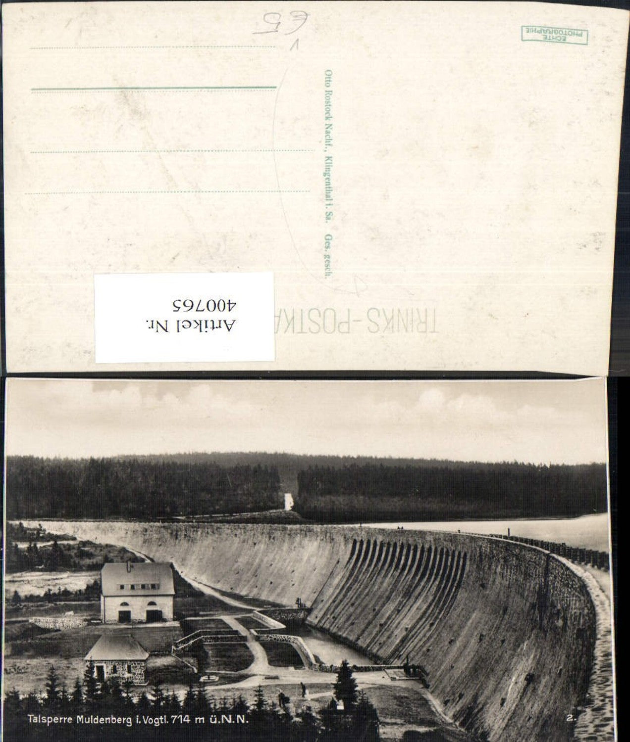 400765,Talsperre Muldenberg i. Vogtland pub Trinks