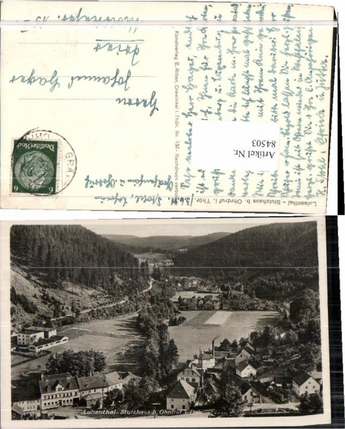 84503,Luisenthal Stutzhaus b. Ohrdruf in Thüringrn