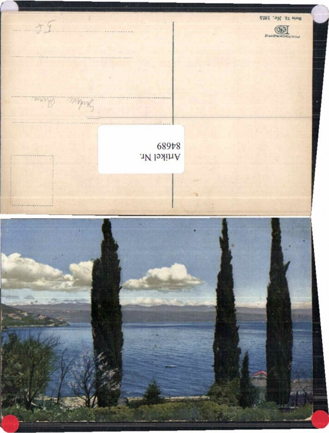 84689,Photochromie Ser. 72-1855 Gardasee Riva Südtirol