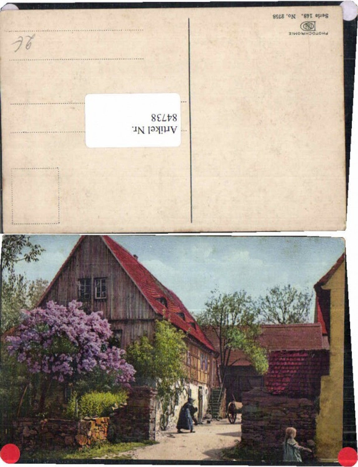 84738,Photochromie Ser. 148-2758 Bauernhof Haus