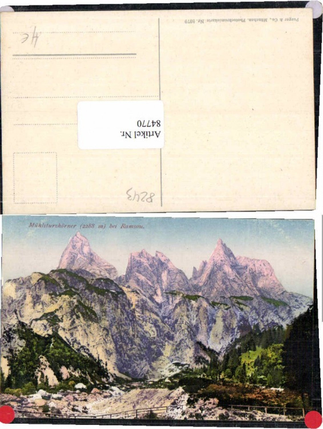 84770,Mühlsturzhörner Ramsau Berchtesgaden Purger Co 5979