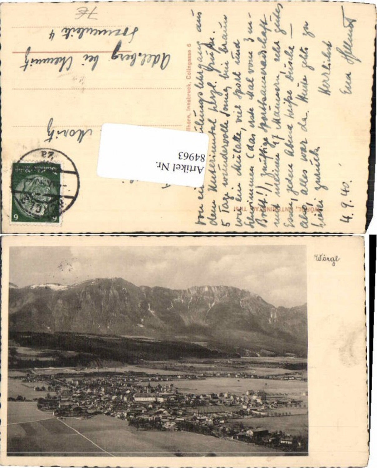 Alte Ansichtskarte – Old Postcard