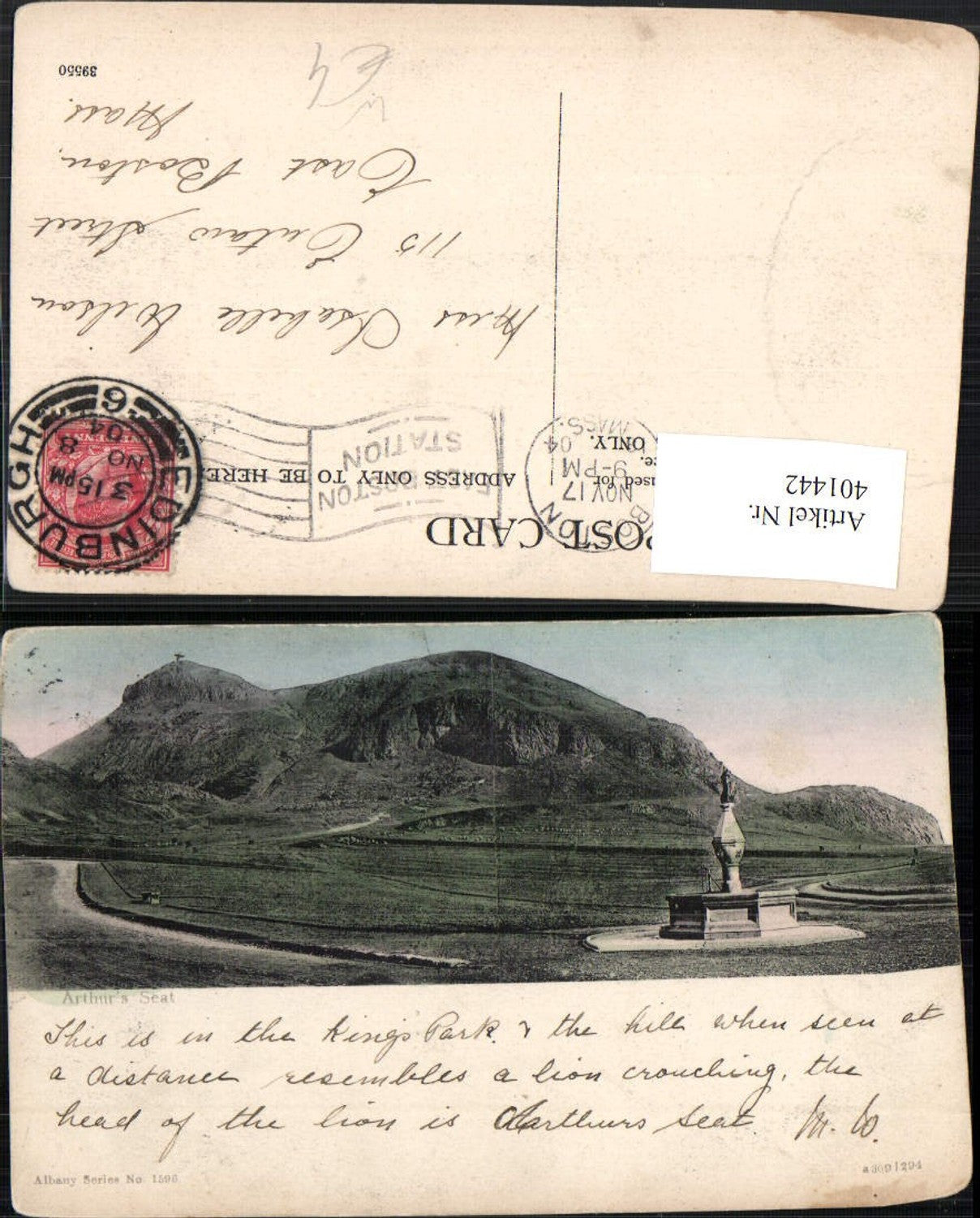 Alte Ansichtskarte – Old Postcard