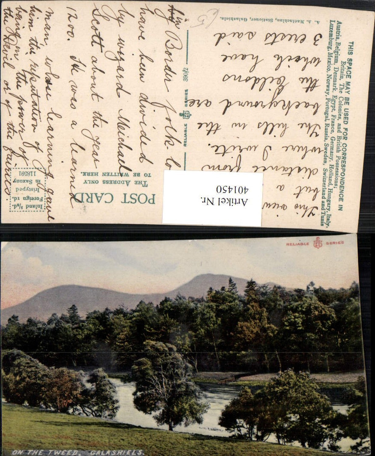 Alte Ansichtskarte – Old Postcard