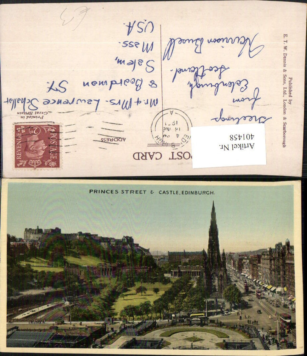 Alte Ansichtskarte – Old Postcard