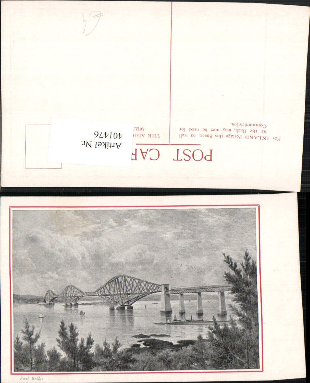 Alte Ansichtskarte – Old Postcard