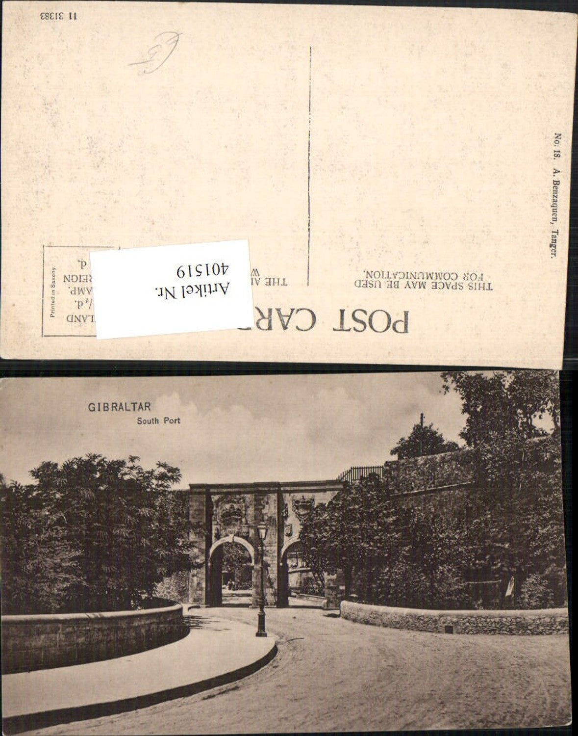 Alte Ansichtskarte – Old Postcard
