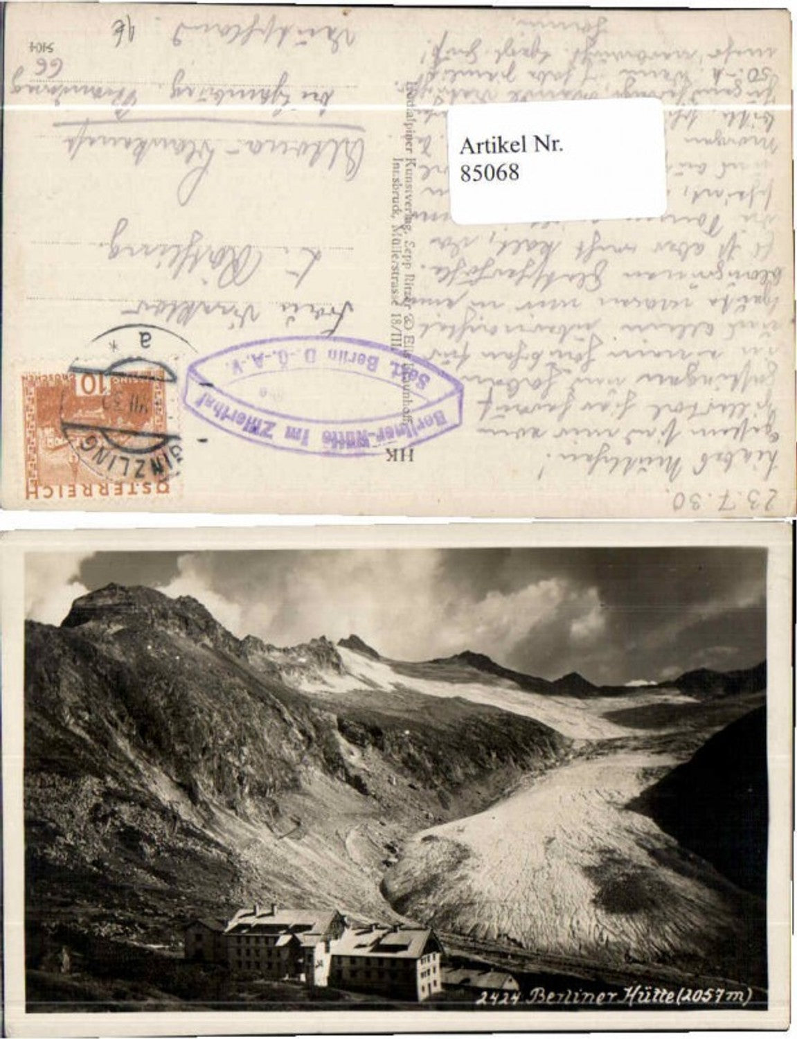 Alte Ansichtskarte – Old Postcard