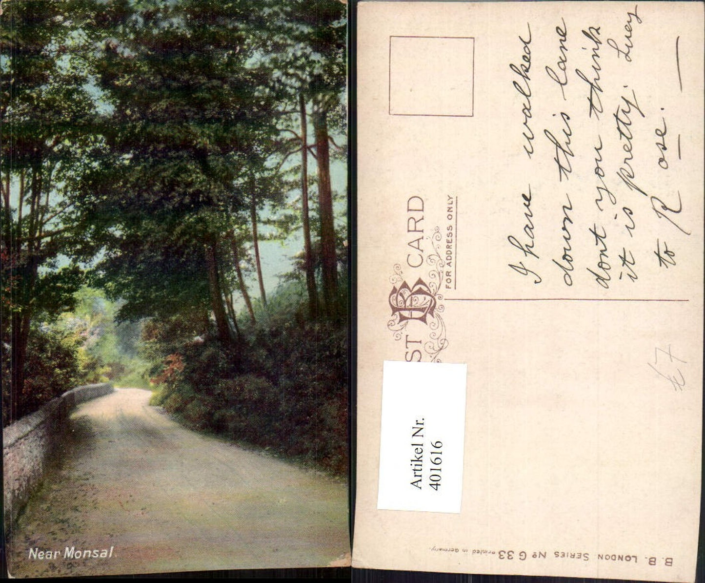 Alte Ansichtskarte – Old Postcard