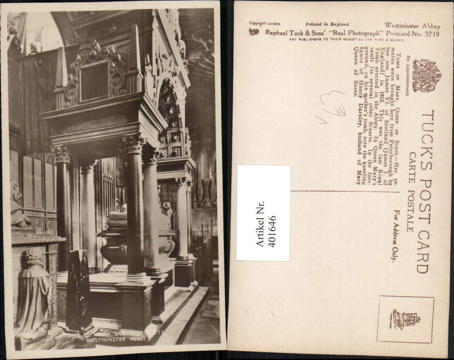 Alte Ansichtskarte – Old Postcard