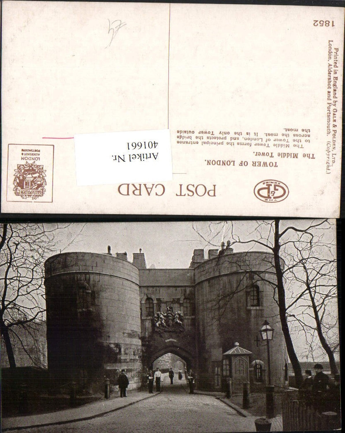 Alte Ansichtskarte – Old Postcard