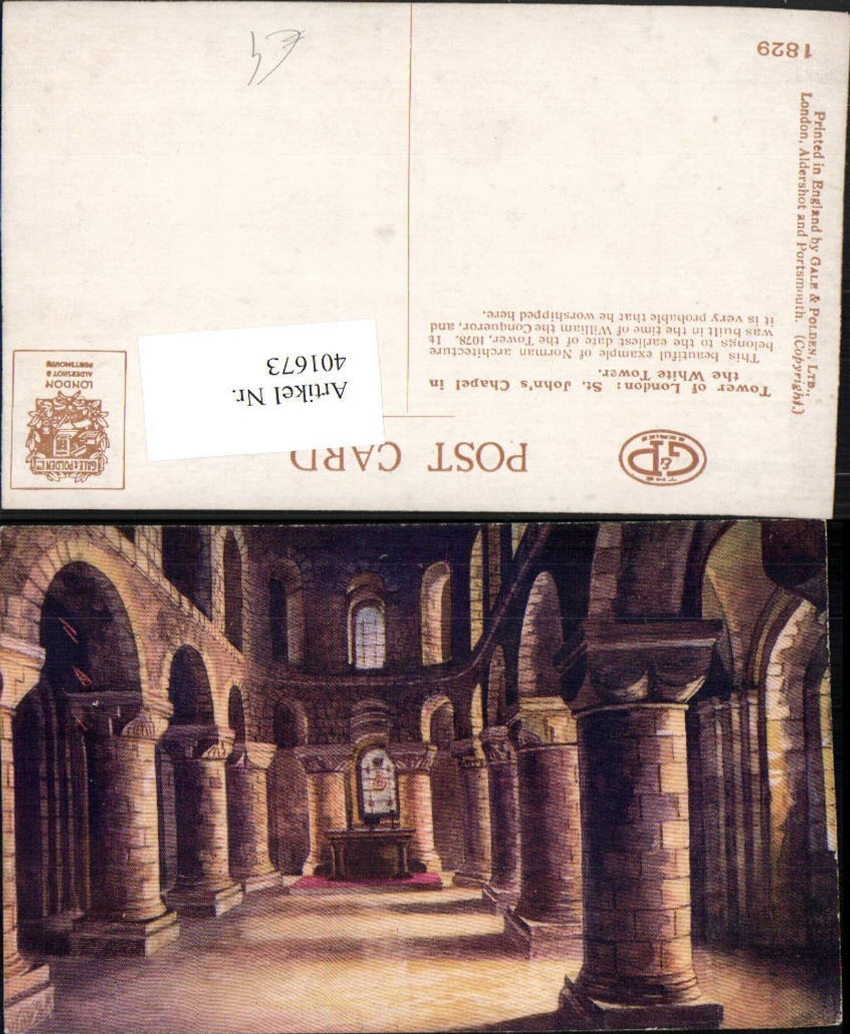 Alte Ansichtskarte – Old Postcard