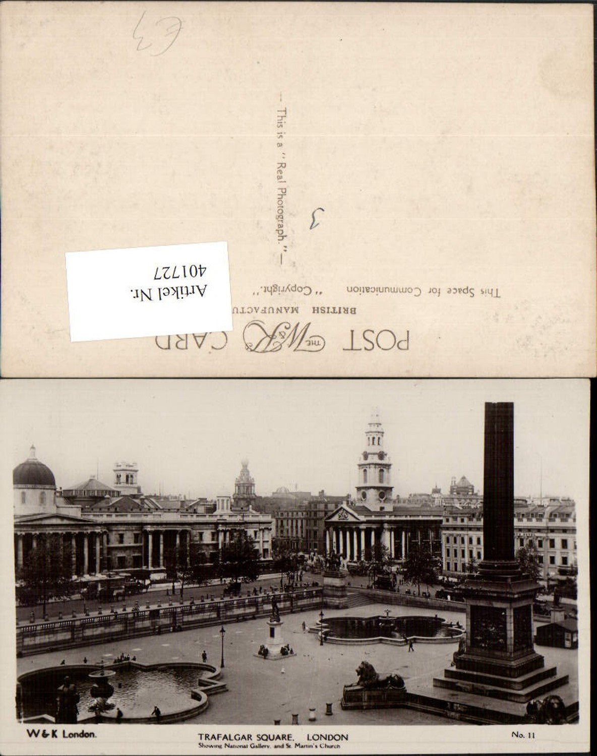 Alte Ansichtskarte – Old Postcard