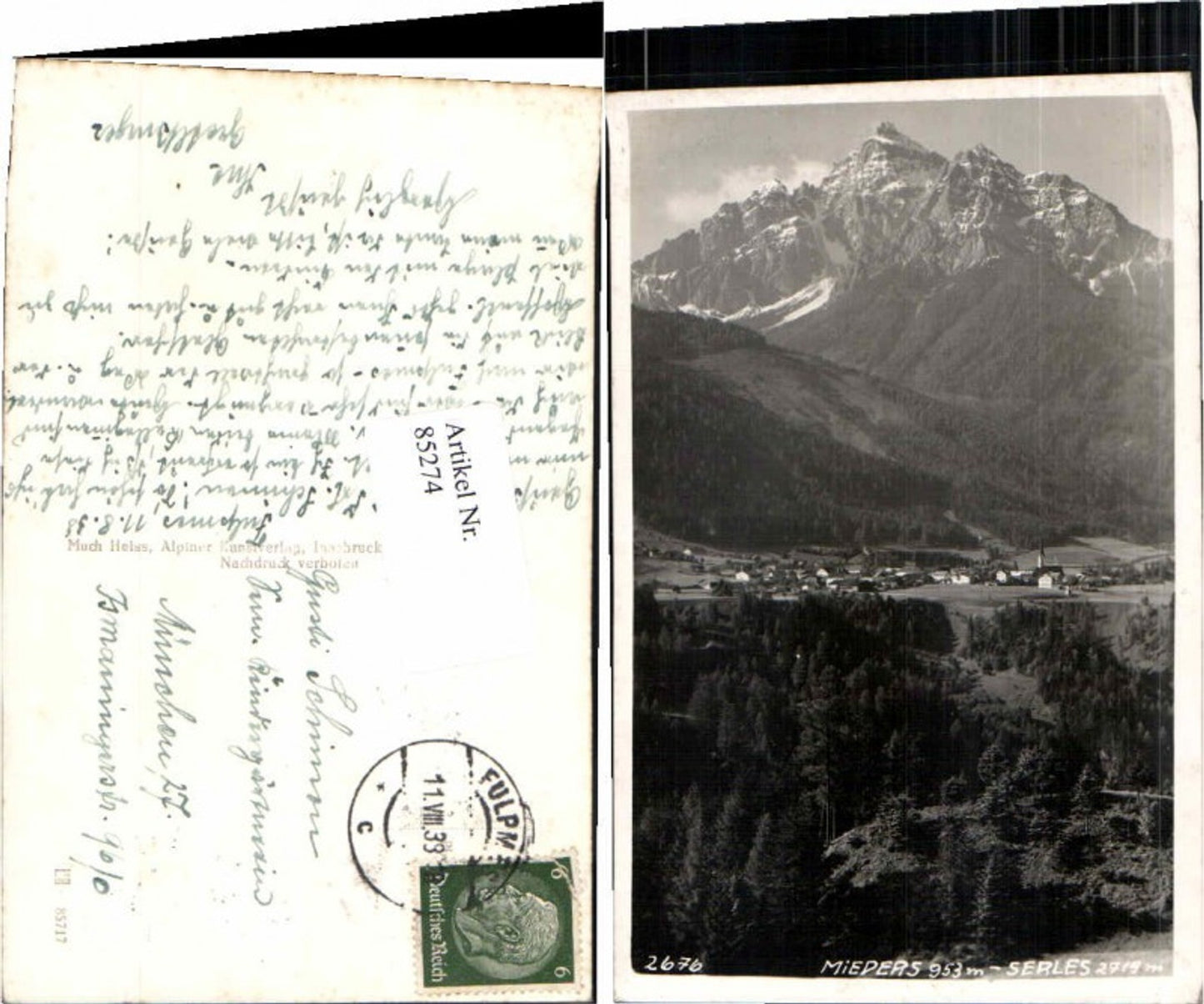 Alte Ansichtskarte – Old Postcard