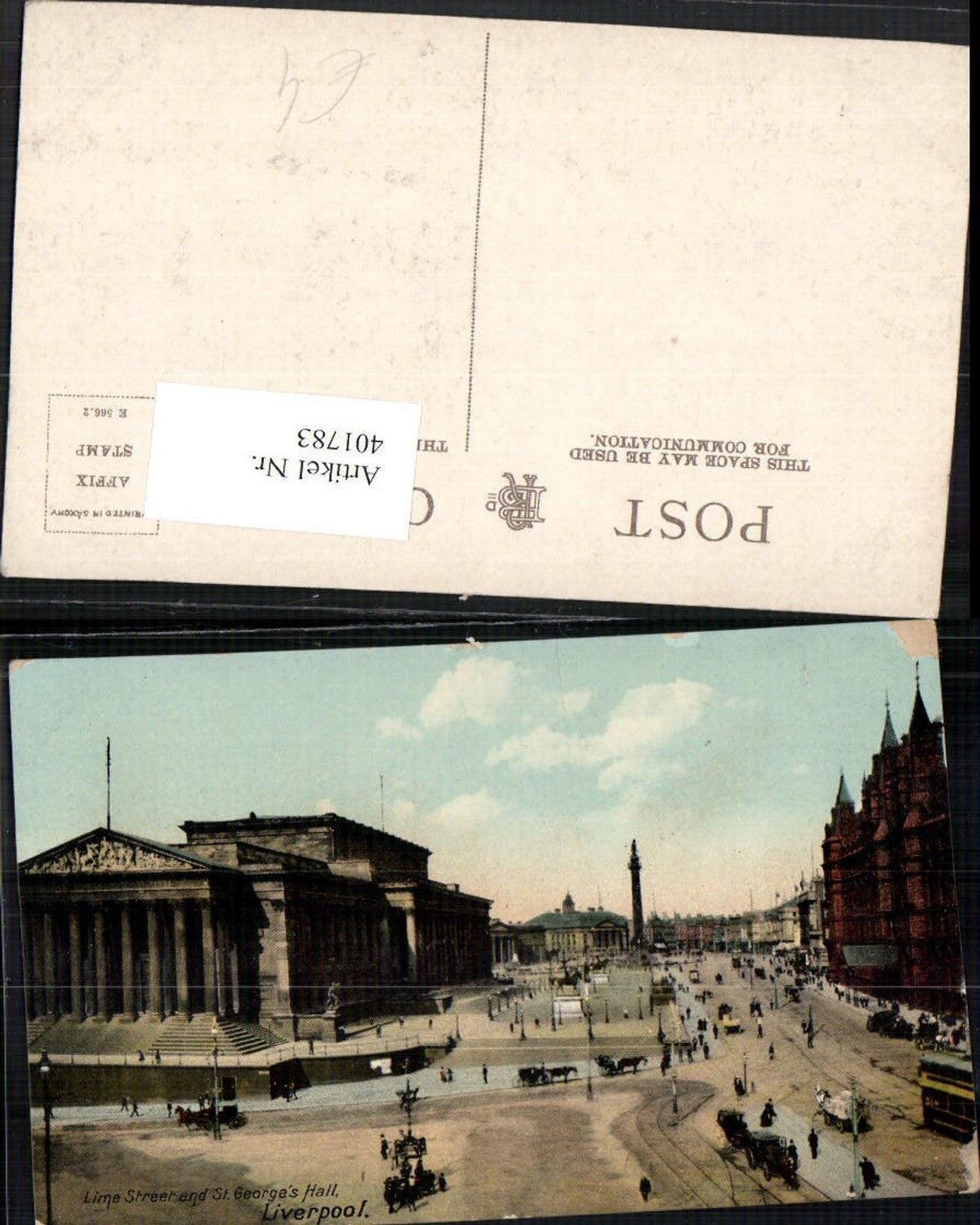 Alte Ansichtskarte – Old Postcard