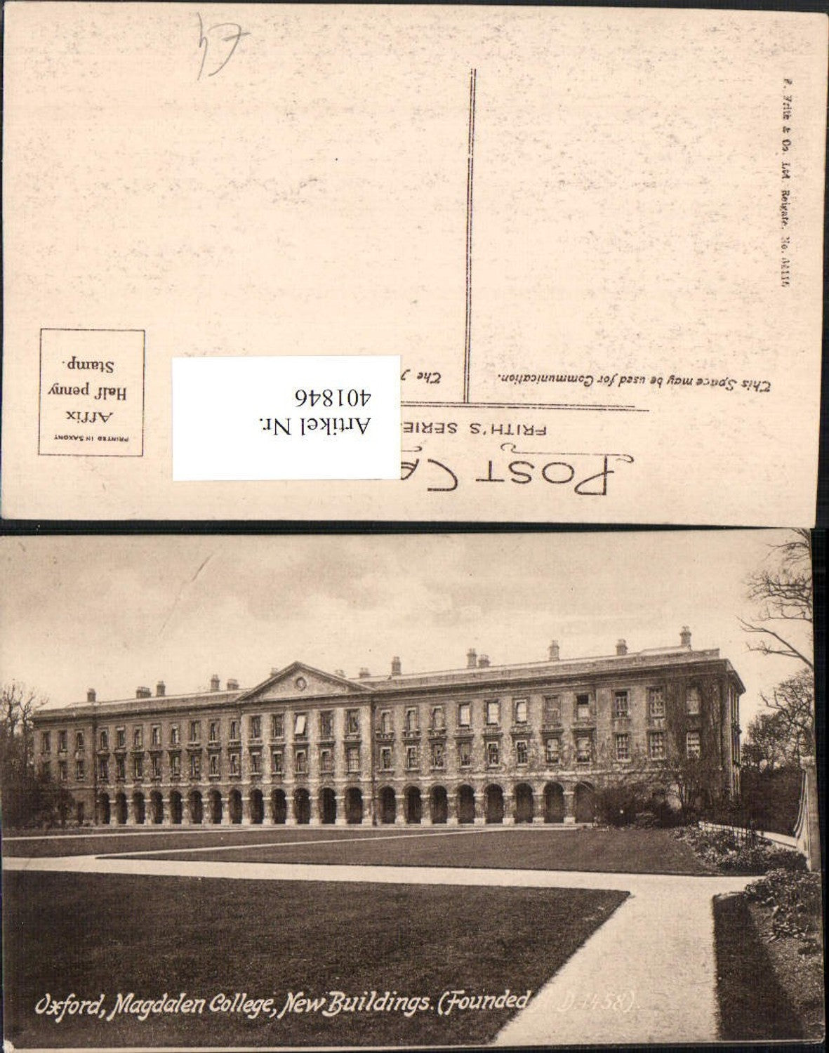 Alte Ansichtskarte – Old Postcard