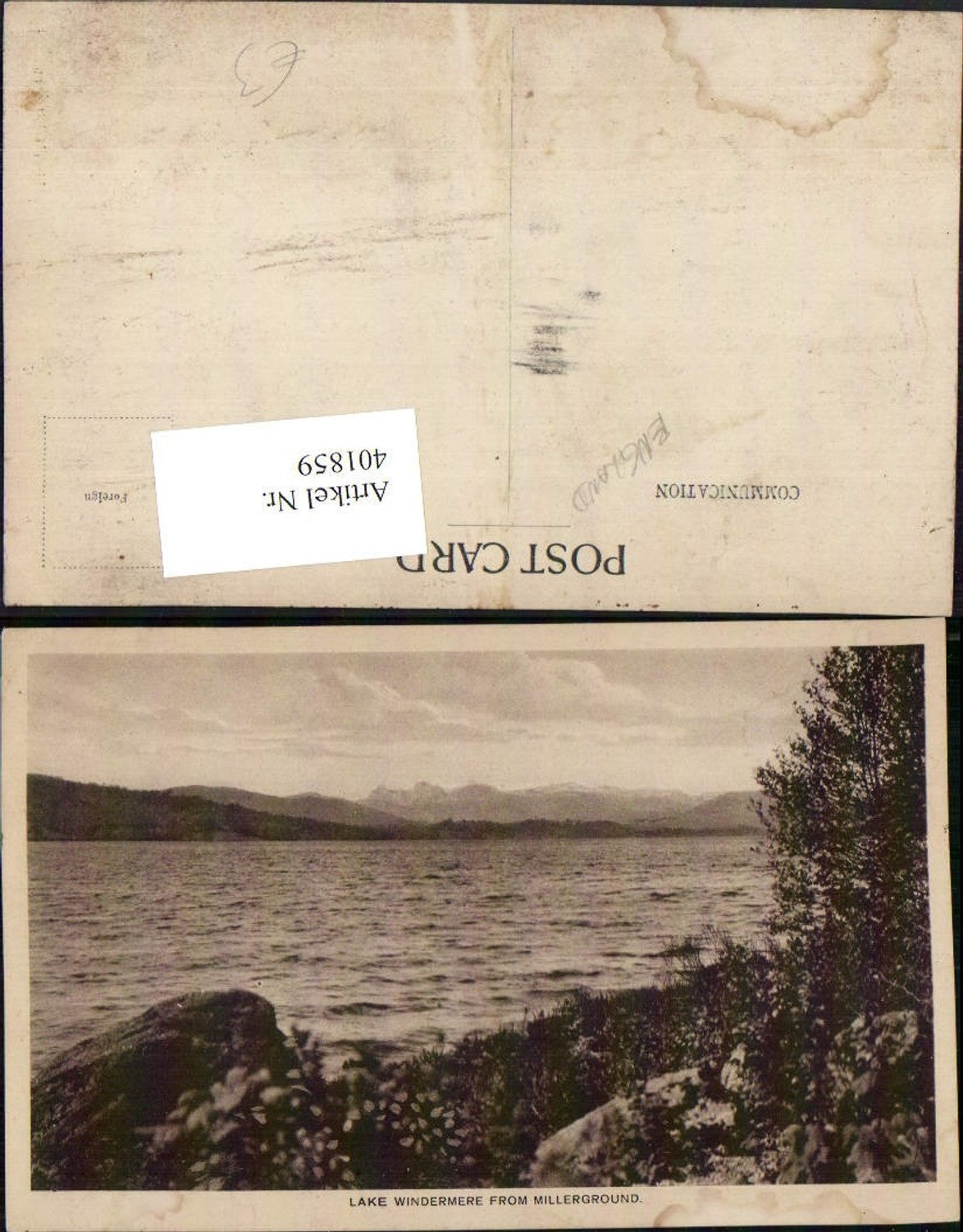 Alte Ansichtskarte – Old Postcard