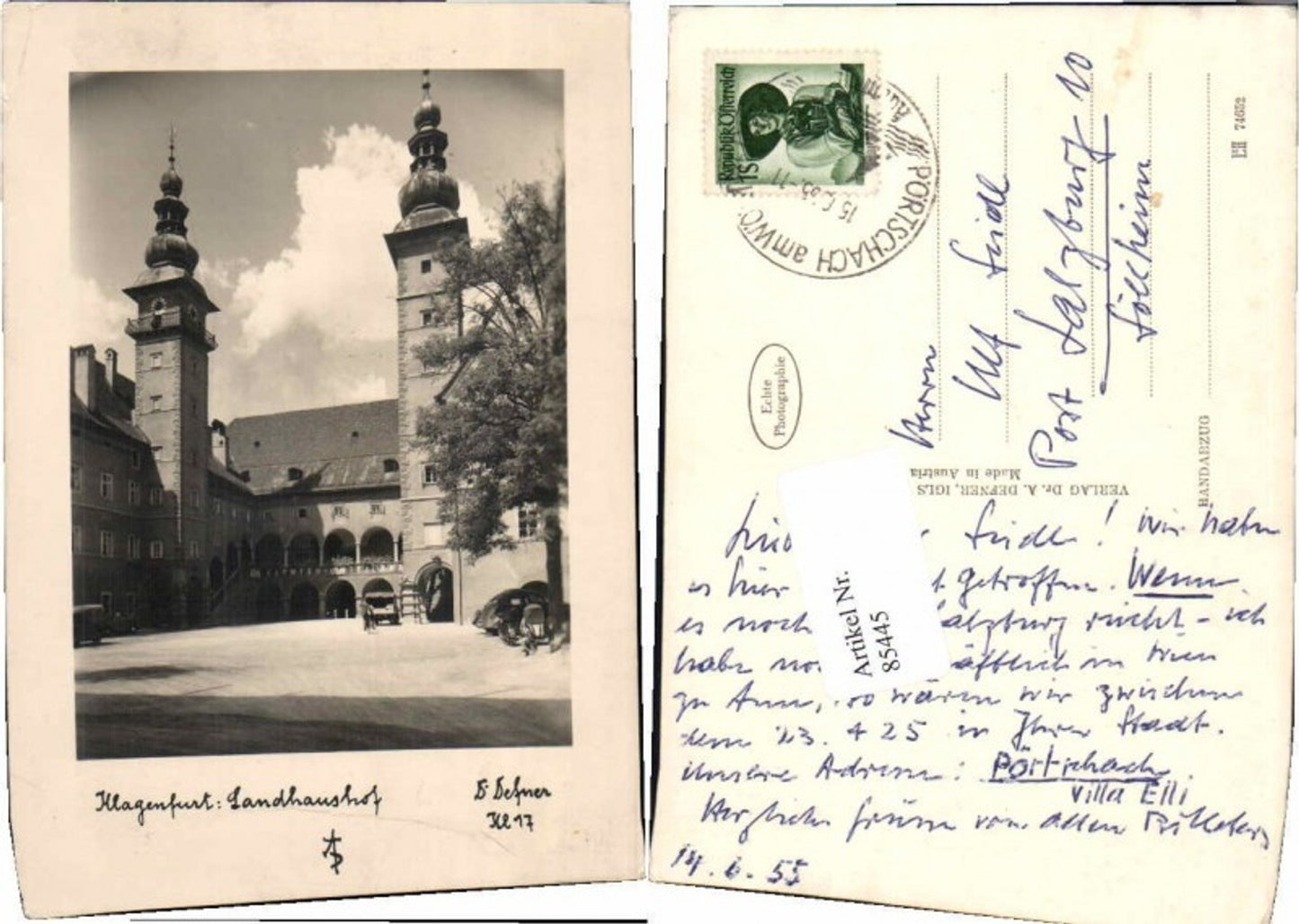 85445,KLagenfurt Landhaus pub Defner KL17