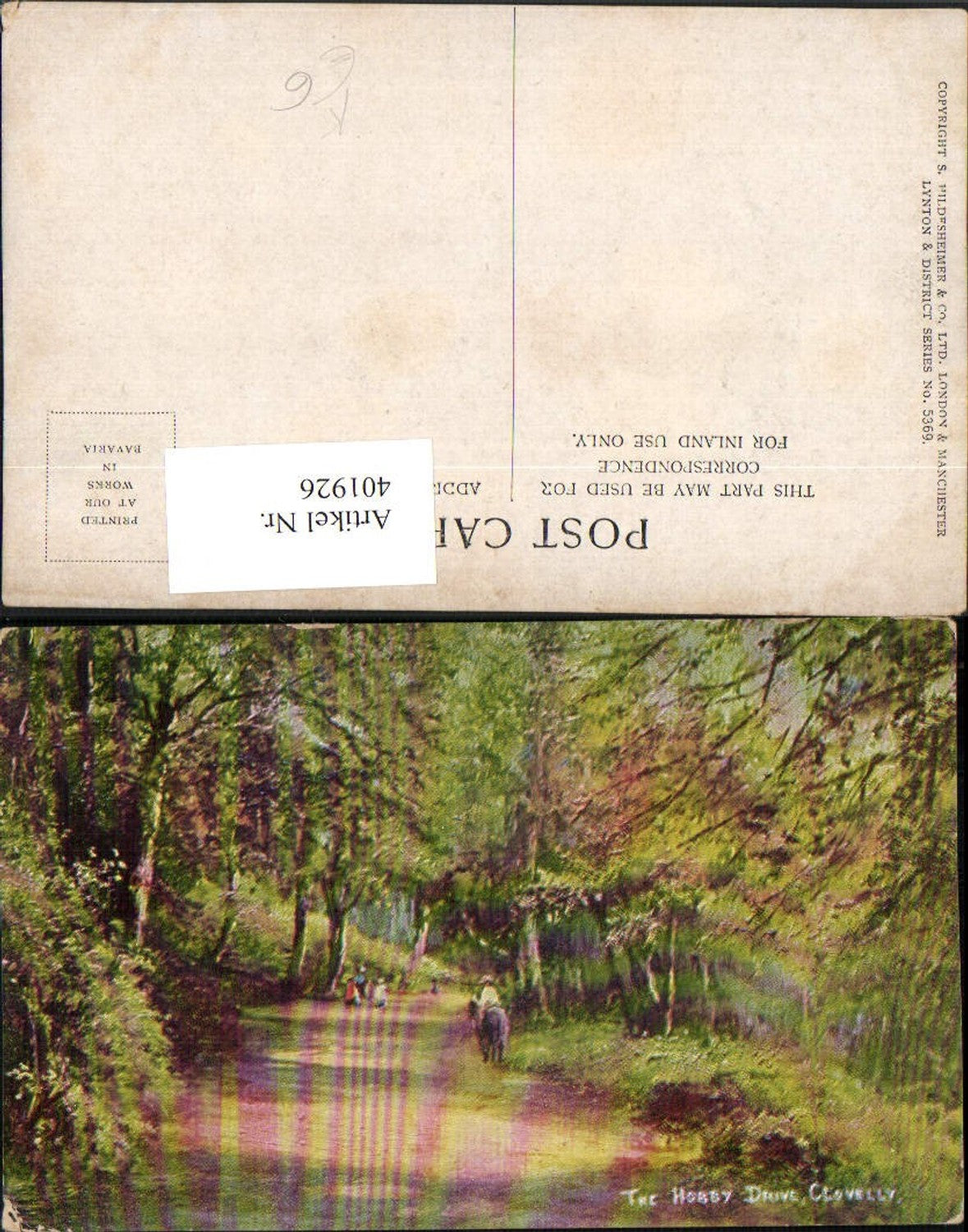 Alte Ansichtskarte – Old Postcard