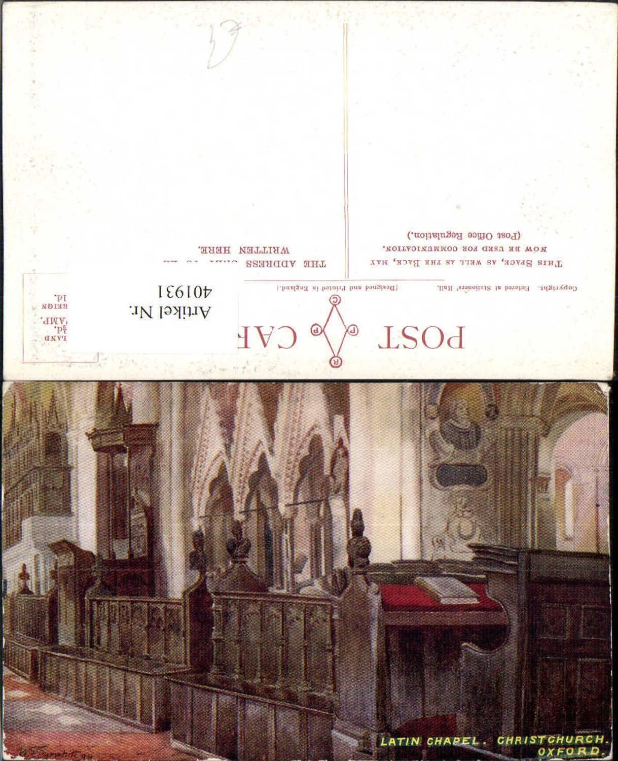 Alte Ansichtskarte – Old Postcard