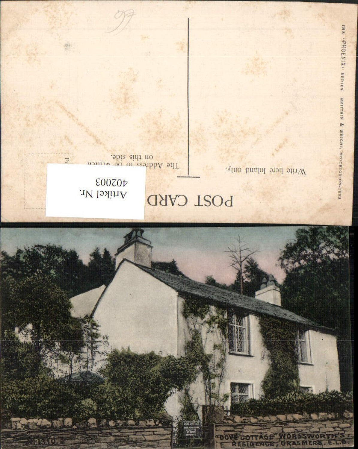 Alte Ansichtskarte – Old Postcard
