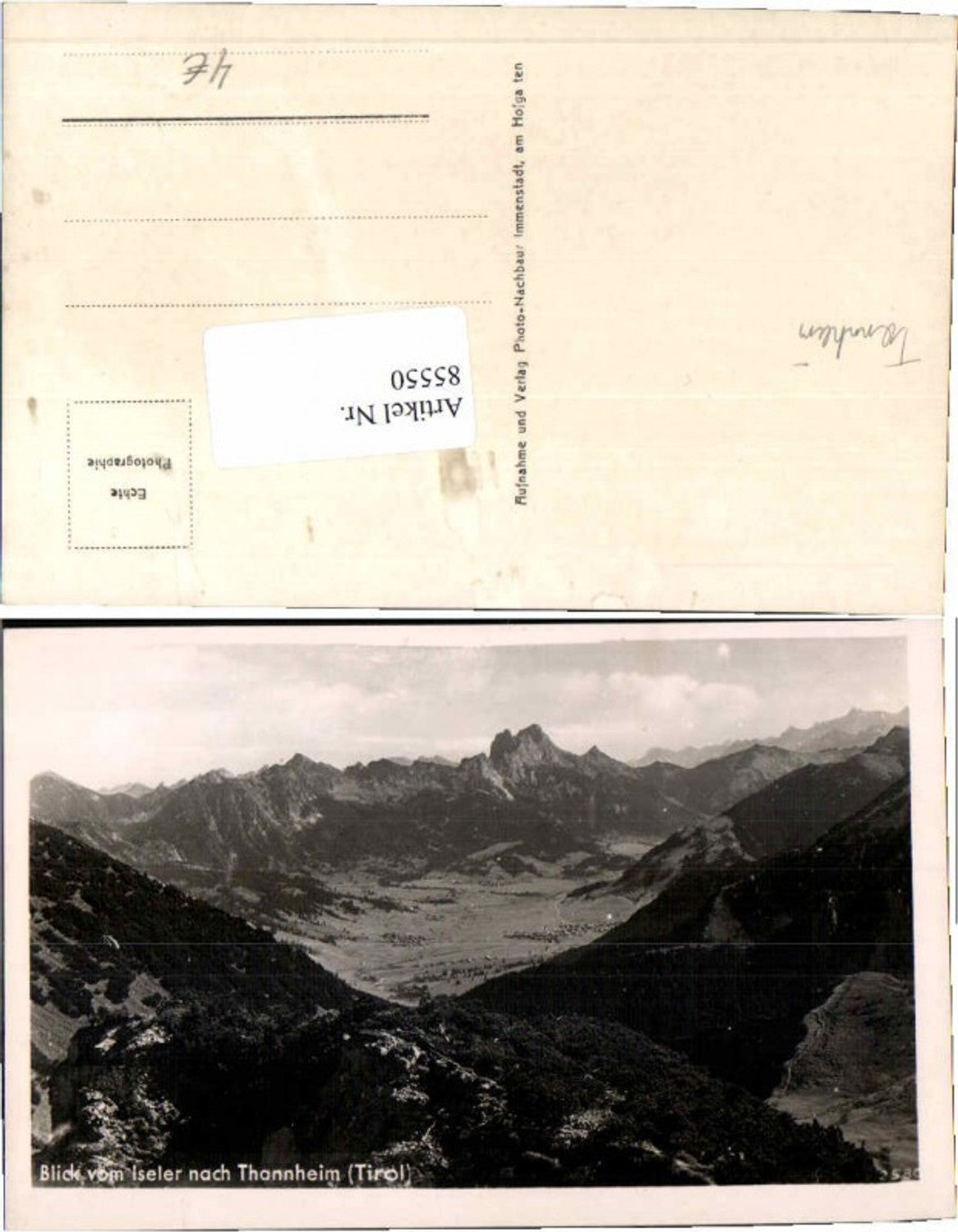 Alte Ansichtskarte – Old Postcard