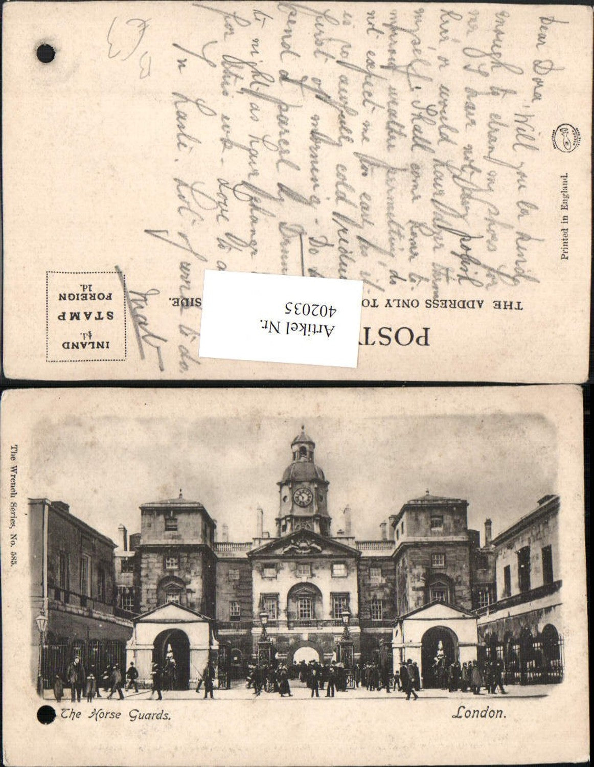 Alte Ansichtskarte – Old Postcard