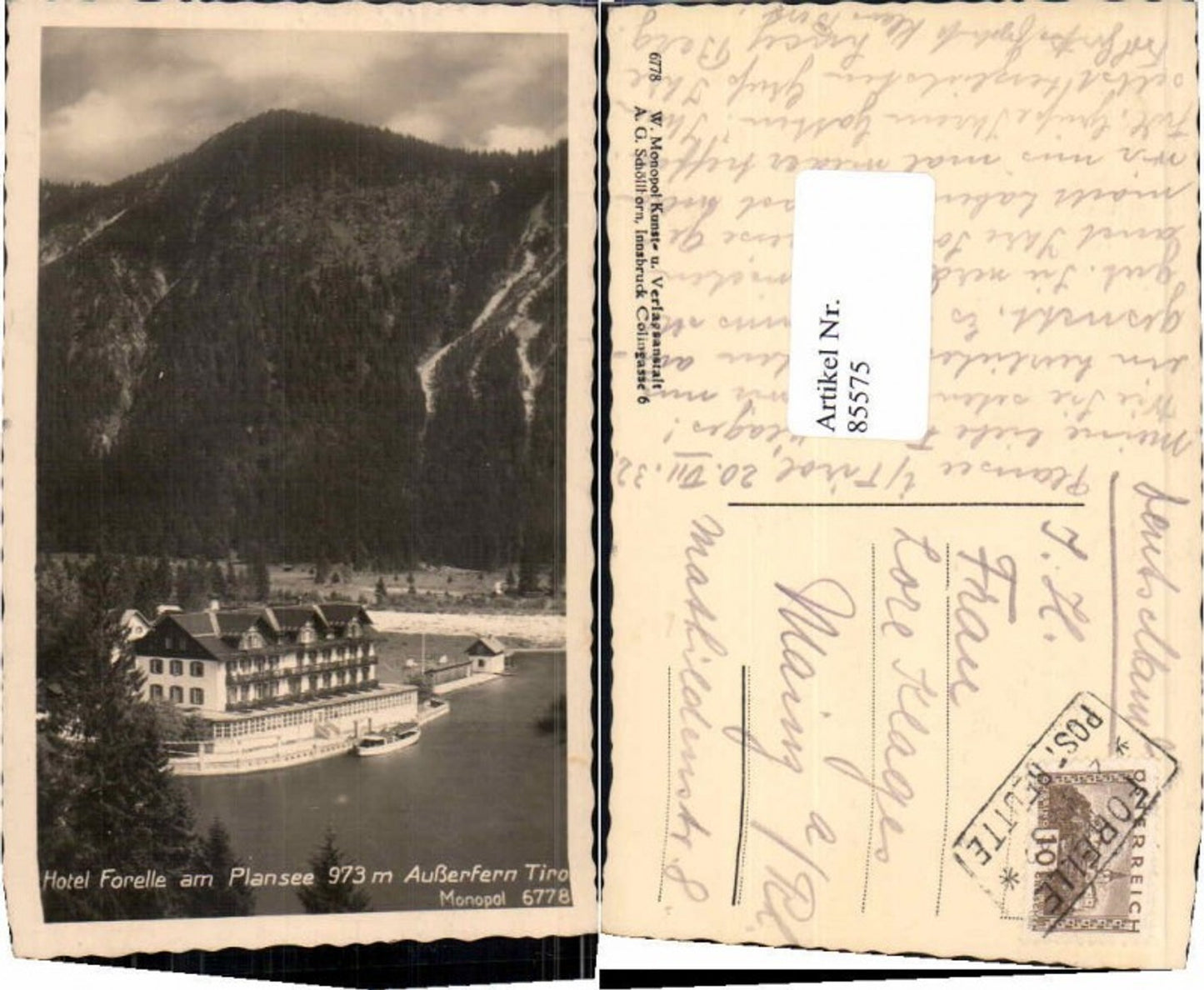 Alte Ansichtskarte – Old Postcard