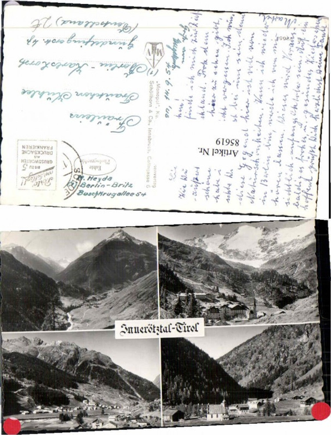 Alte Ansichtskarte – Old Postcard