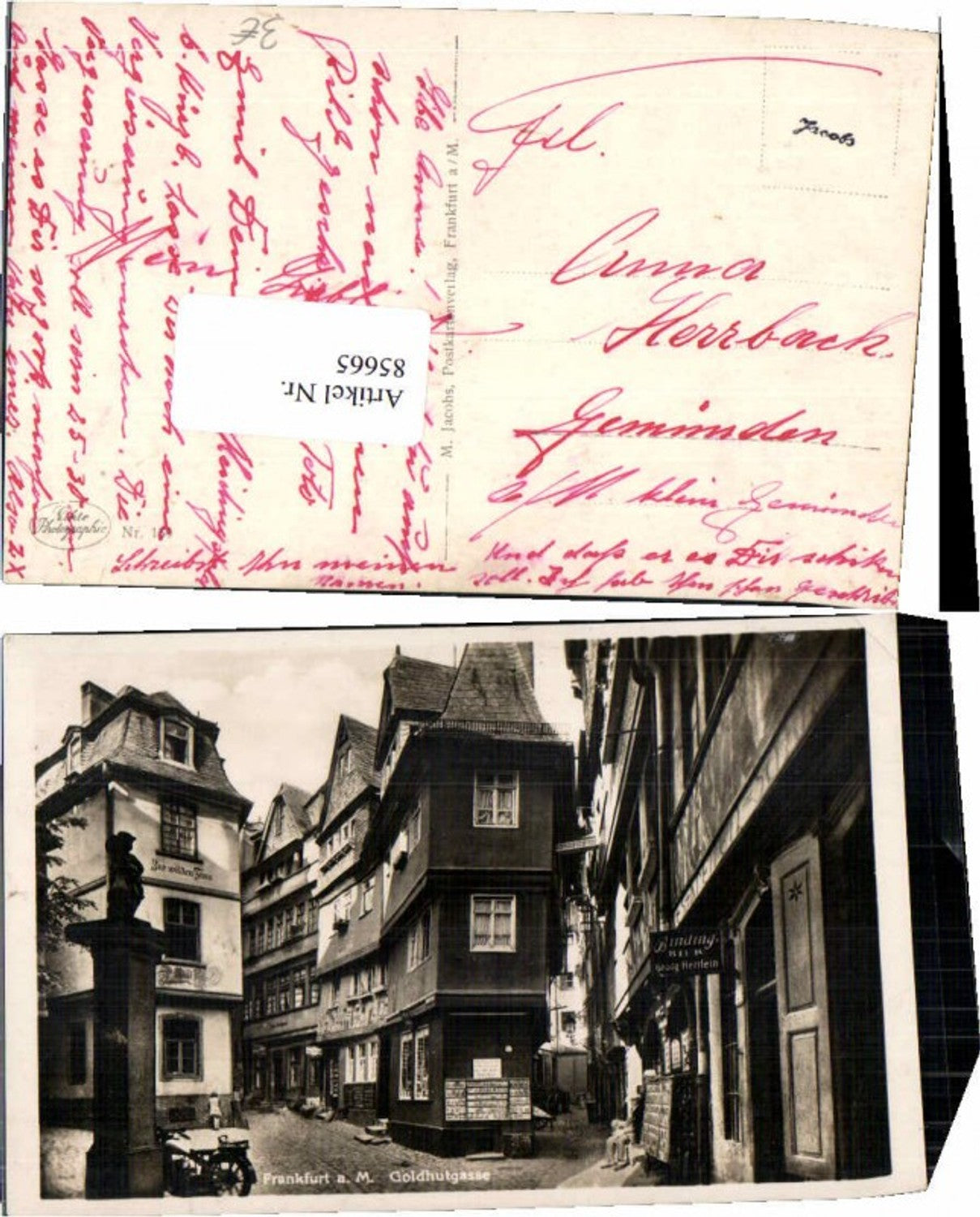 85665,Frankfurt am Main Goldhutgasse
