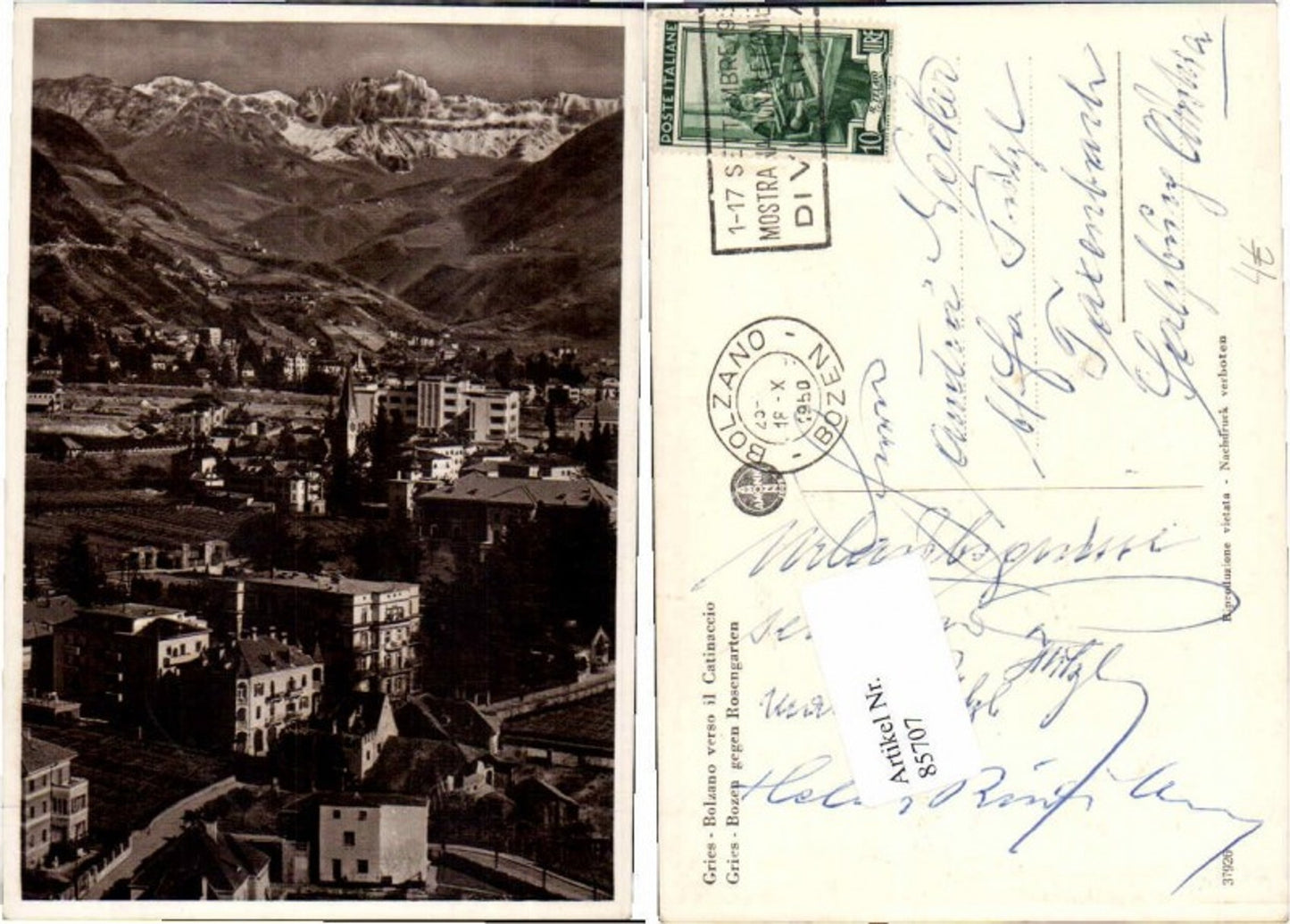 Alte Ansichtskarte – Old Postcard