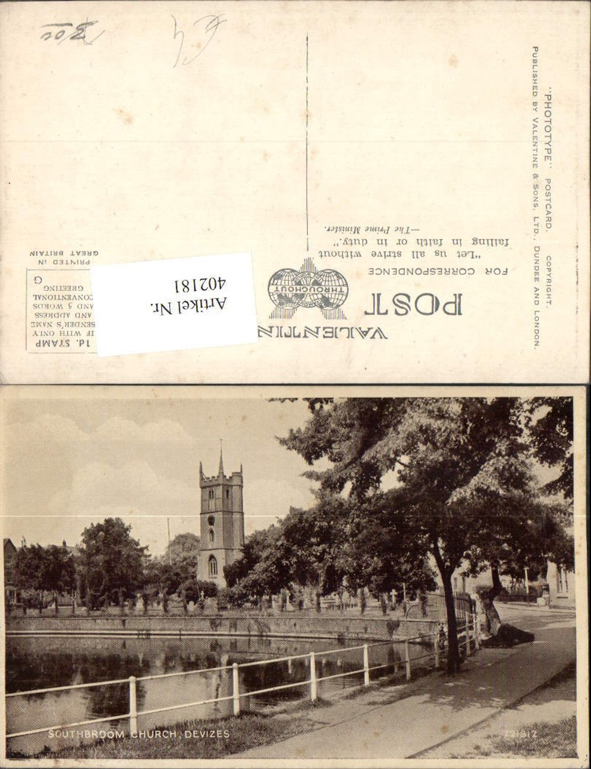 Alte Ansichtskarte – Old Postcard