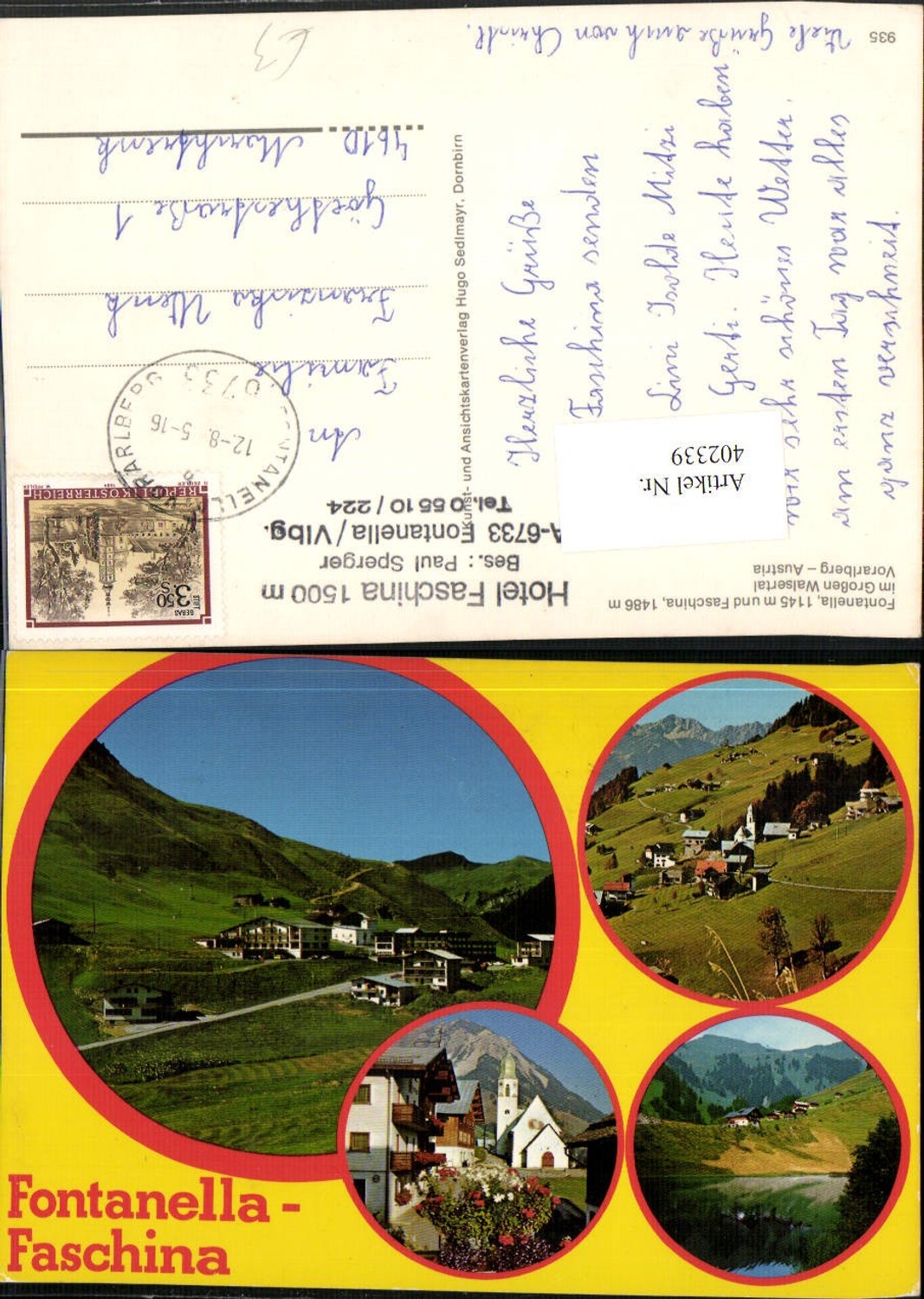 Alte Ansichtskarte – Old Postcard
