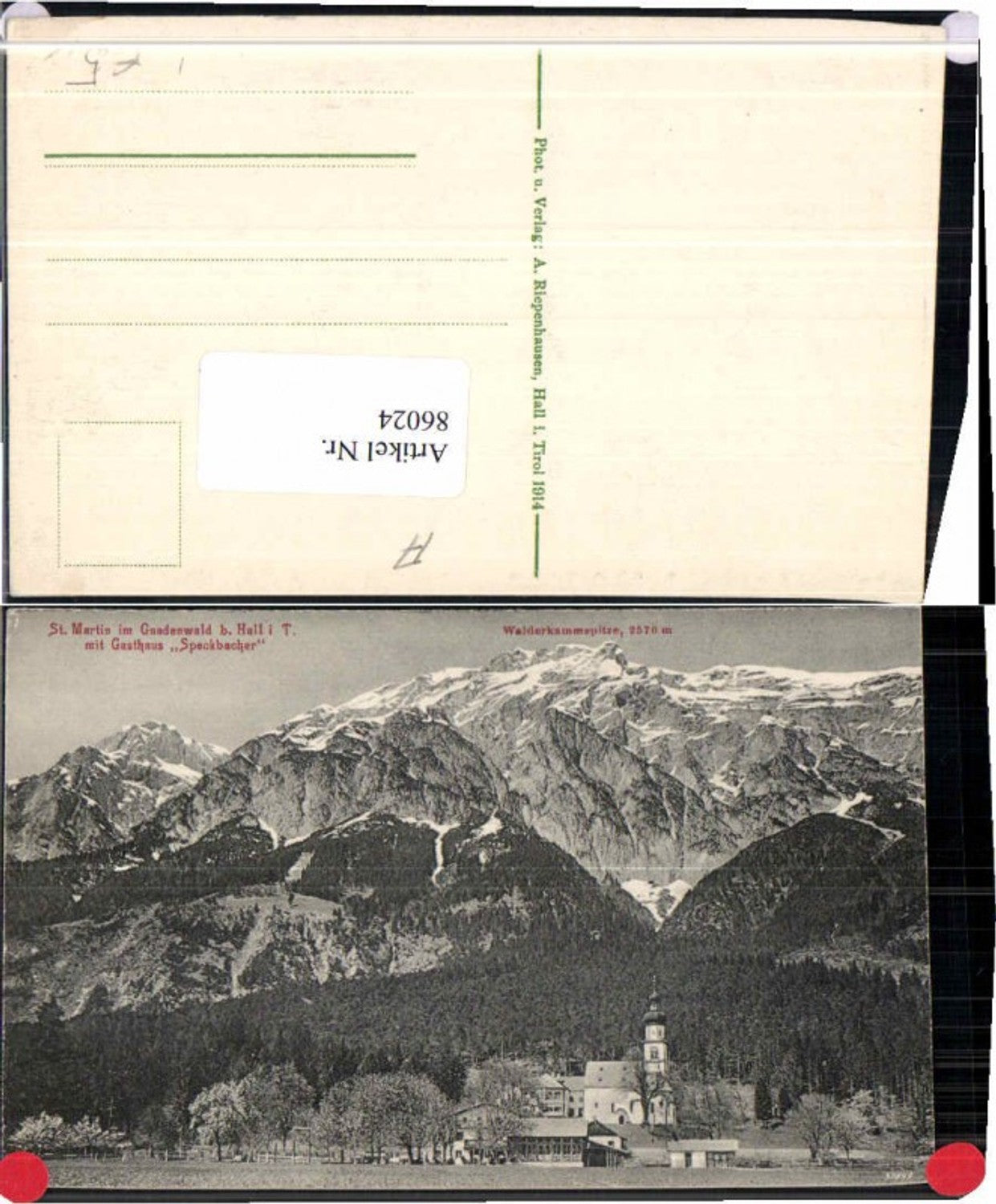 Alte Ansichtskarte – Old Postcard