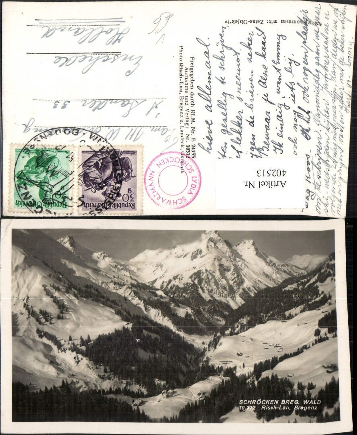 Alte Ansichtskarte – Old Postcard