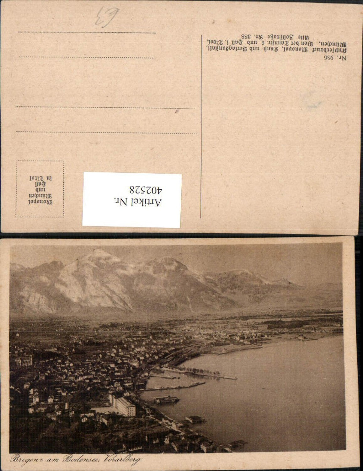 Alte Ansichtskarte – Old Postcard