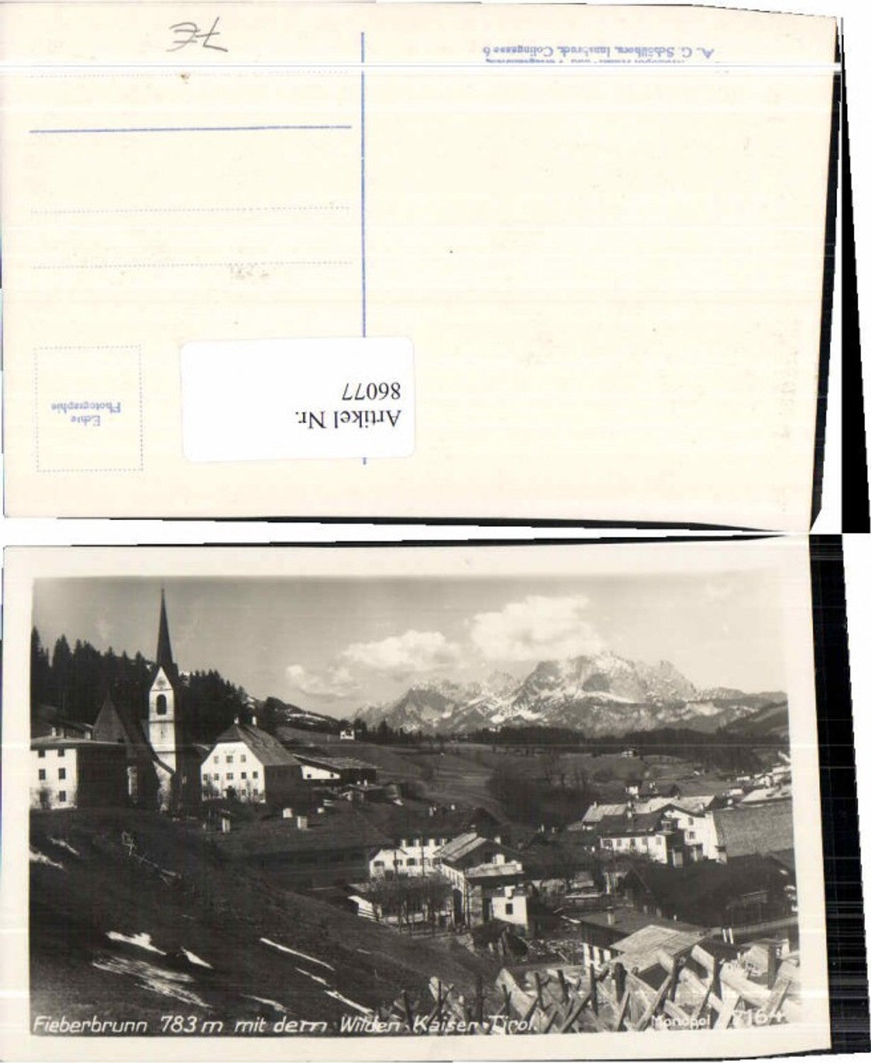 Alte Ansichtskarte – Old Postcard