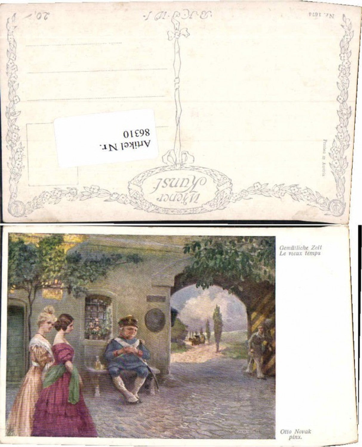 86310,Otto Novak Gemütliche Zeit Soldat Frauen B.K.W.I 1674