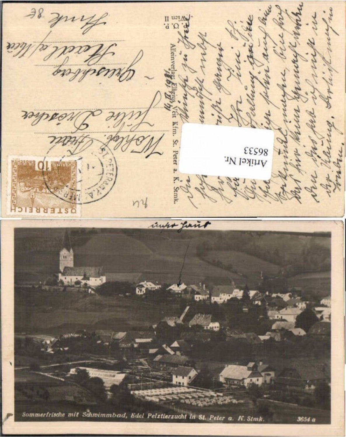 Alte Ansichtskarte – Old Postcard