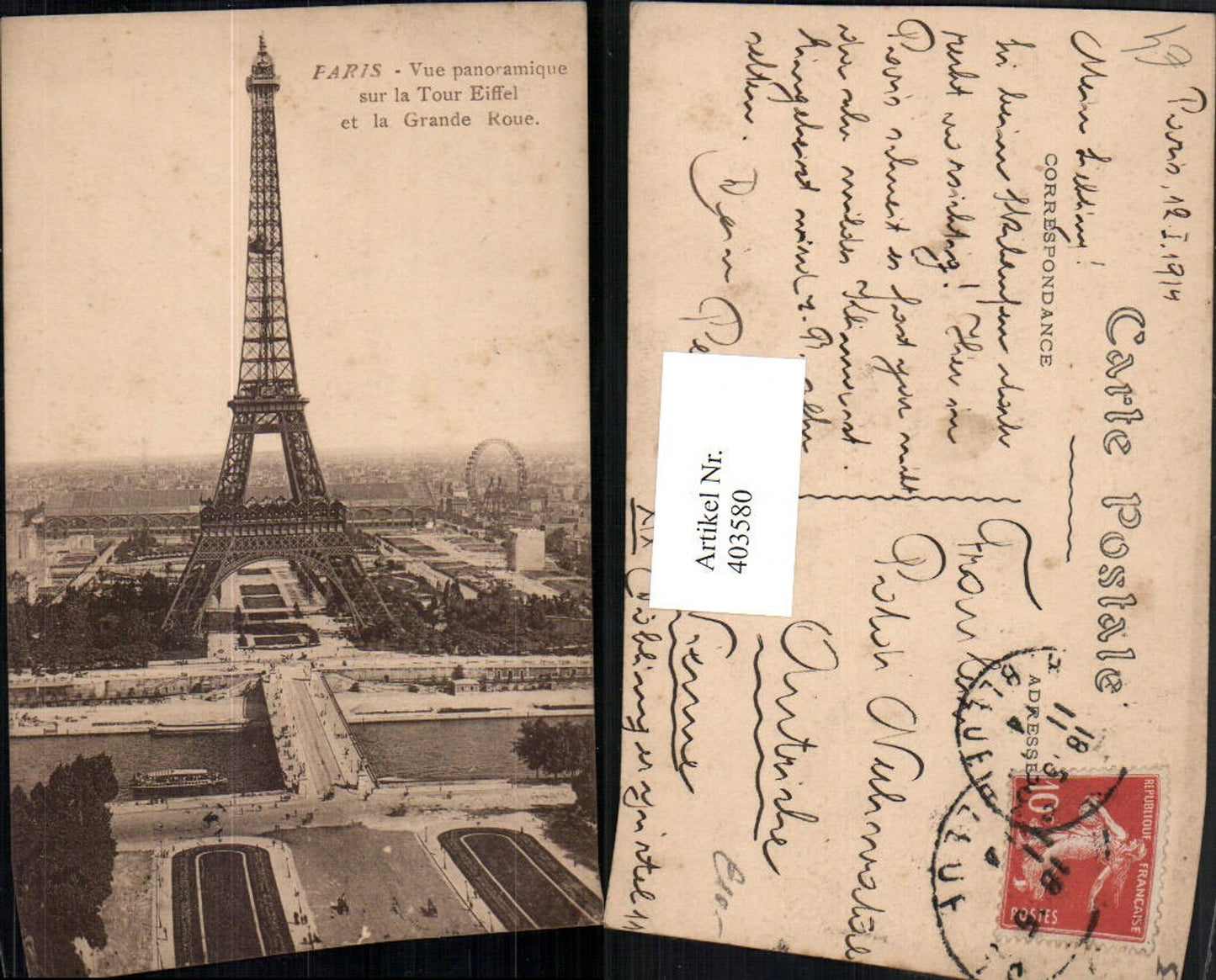 403580,Ile-de-France Paris Tour Eiffel et la Grande Roue Eiffelturm Turm