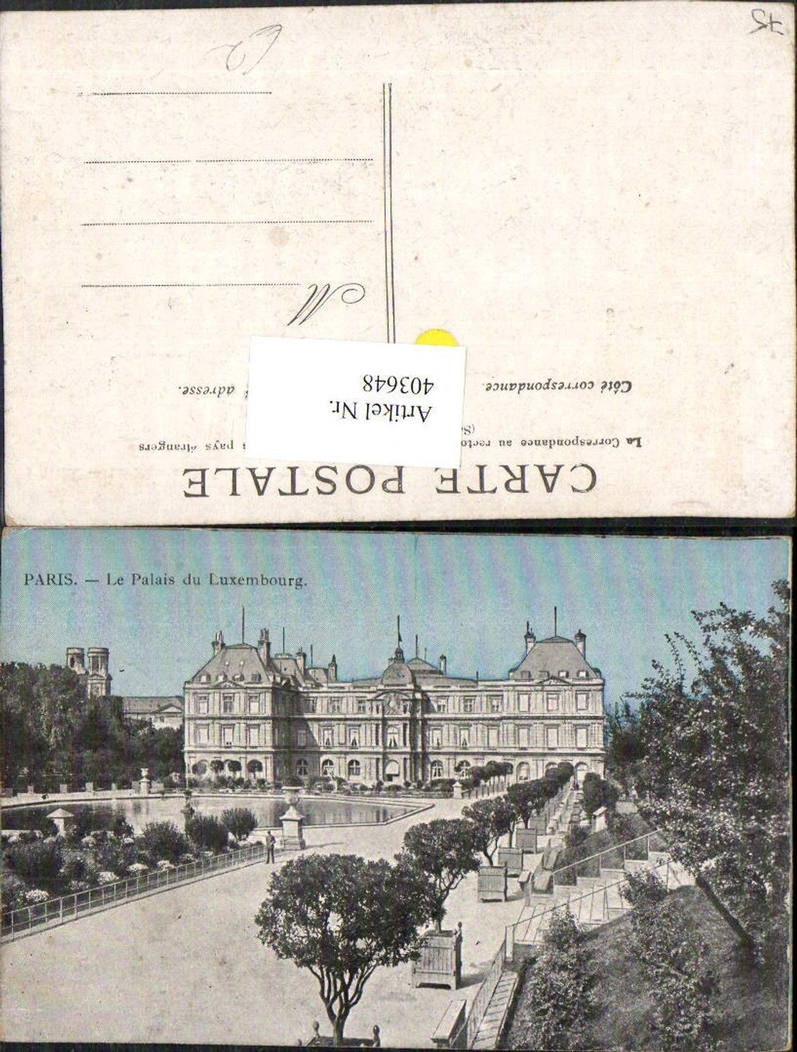 403648,Ile-de-France Paris Le Palais du Luxembourg Palast