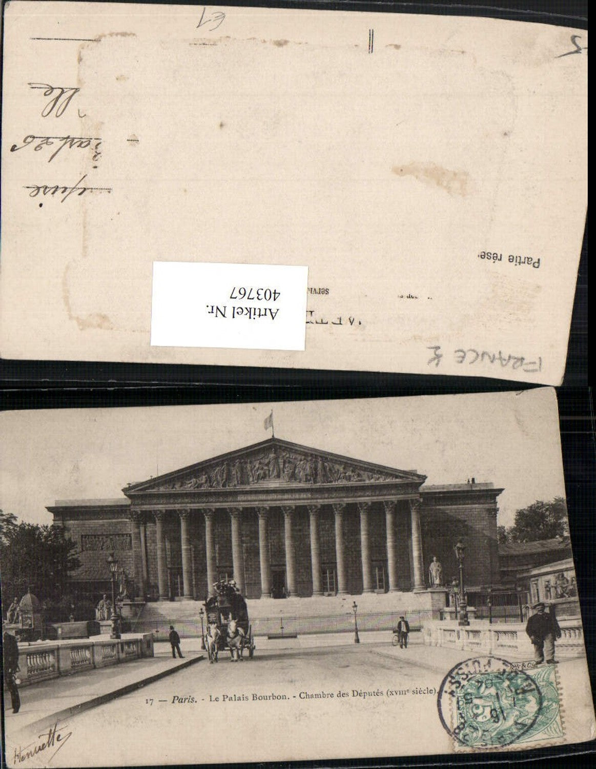 403767,Ile-de-France Paris Le Palais Bourbon Chambre des Deputes building