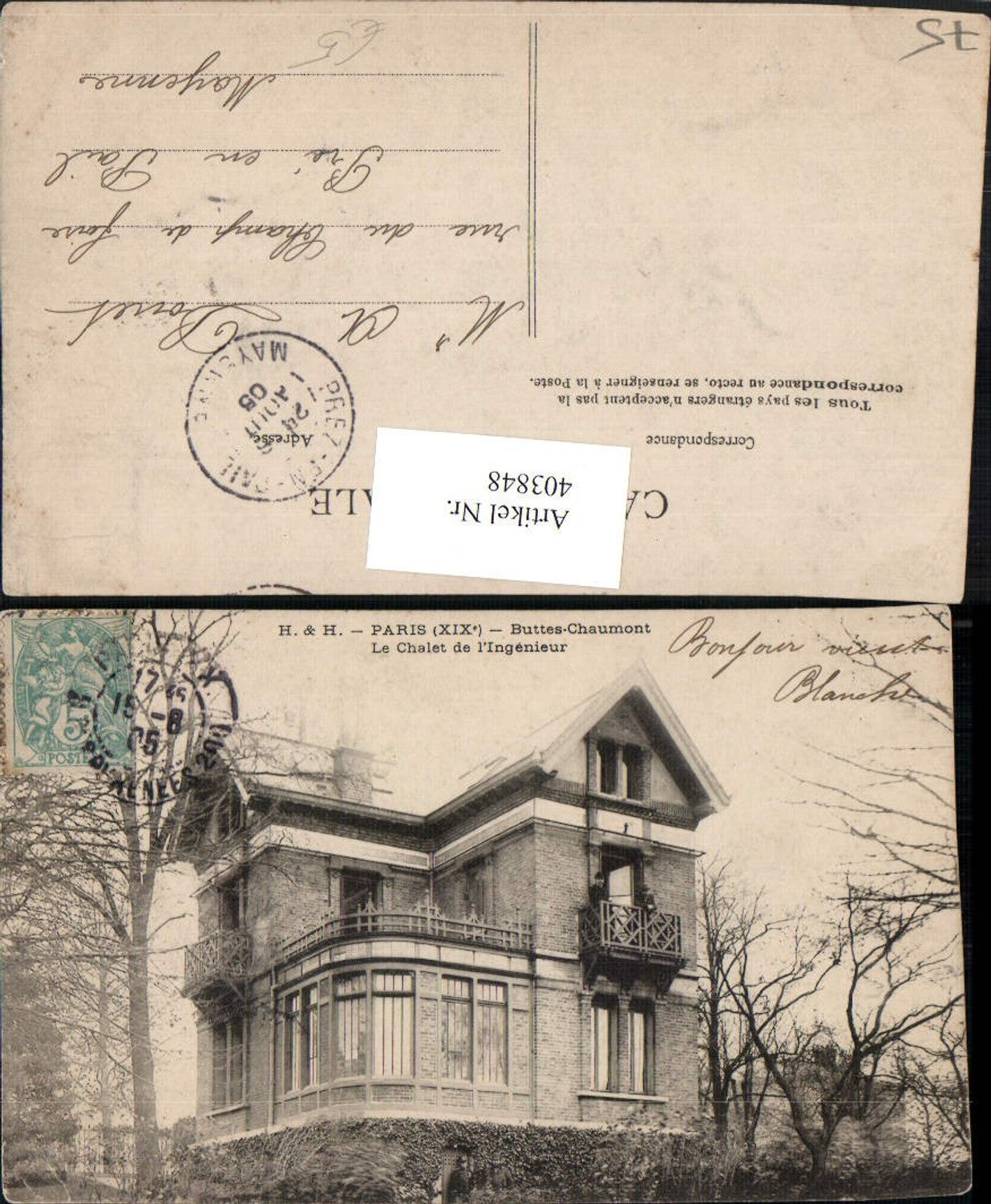 403848,Ile-de-France Paris Buttes Chaumont Le Chalet de l'Ingenieur Haus