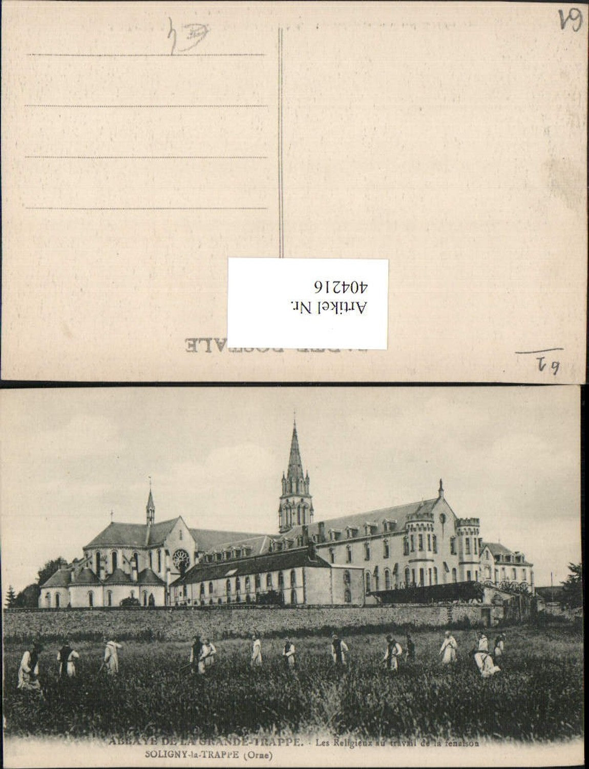 404216,Basse-Normandie Orne Soligny-la-Trappe Abbaye de la Grande-Trappe Abtei