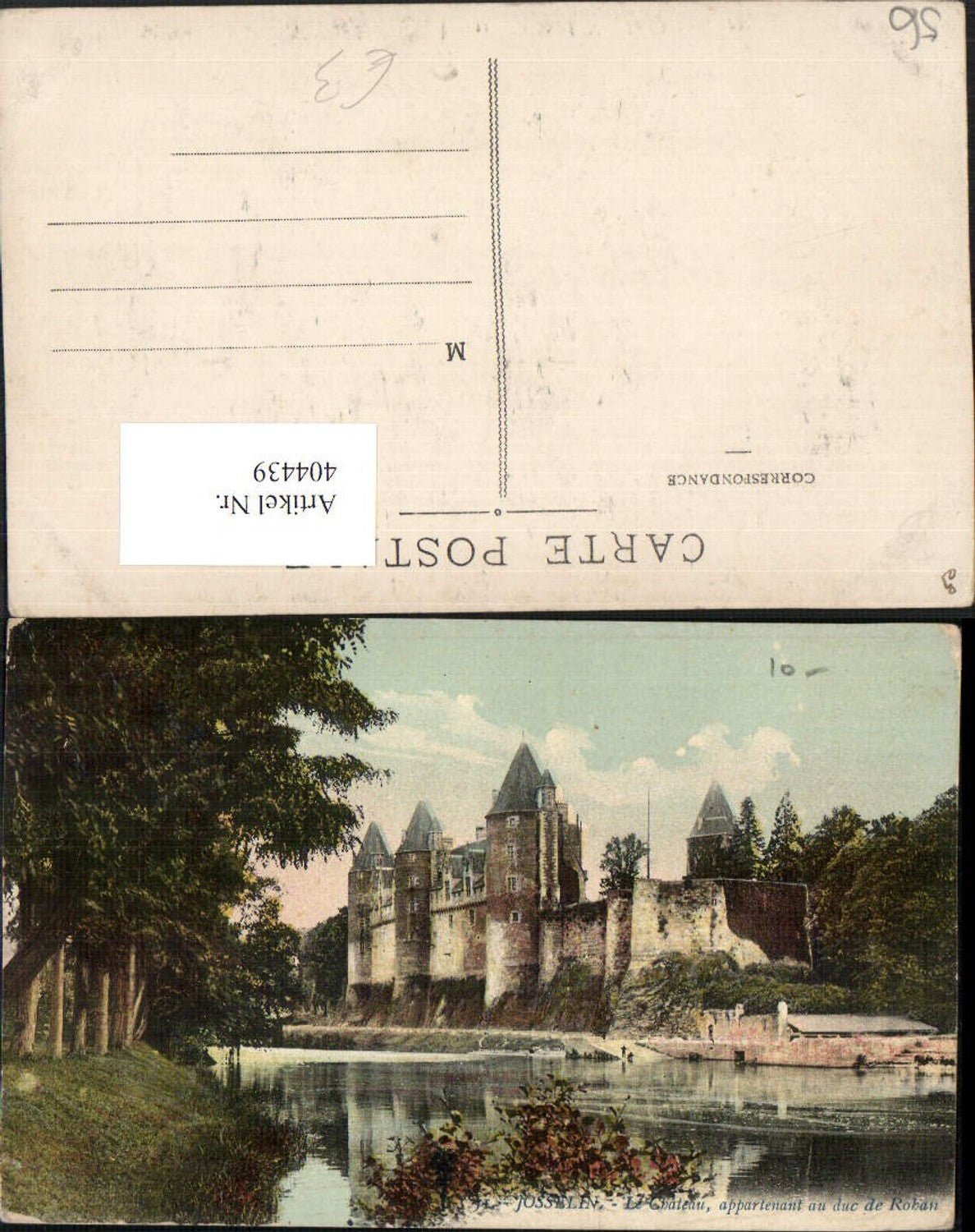 404439,Bretagne Morbihan Josselin Le Chateau Schloss