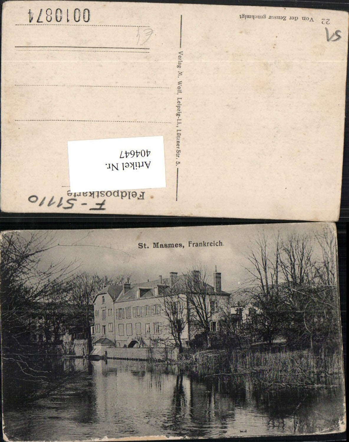 404647,Champagne-Ardenne Marne St. Masmes Schloss