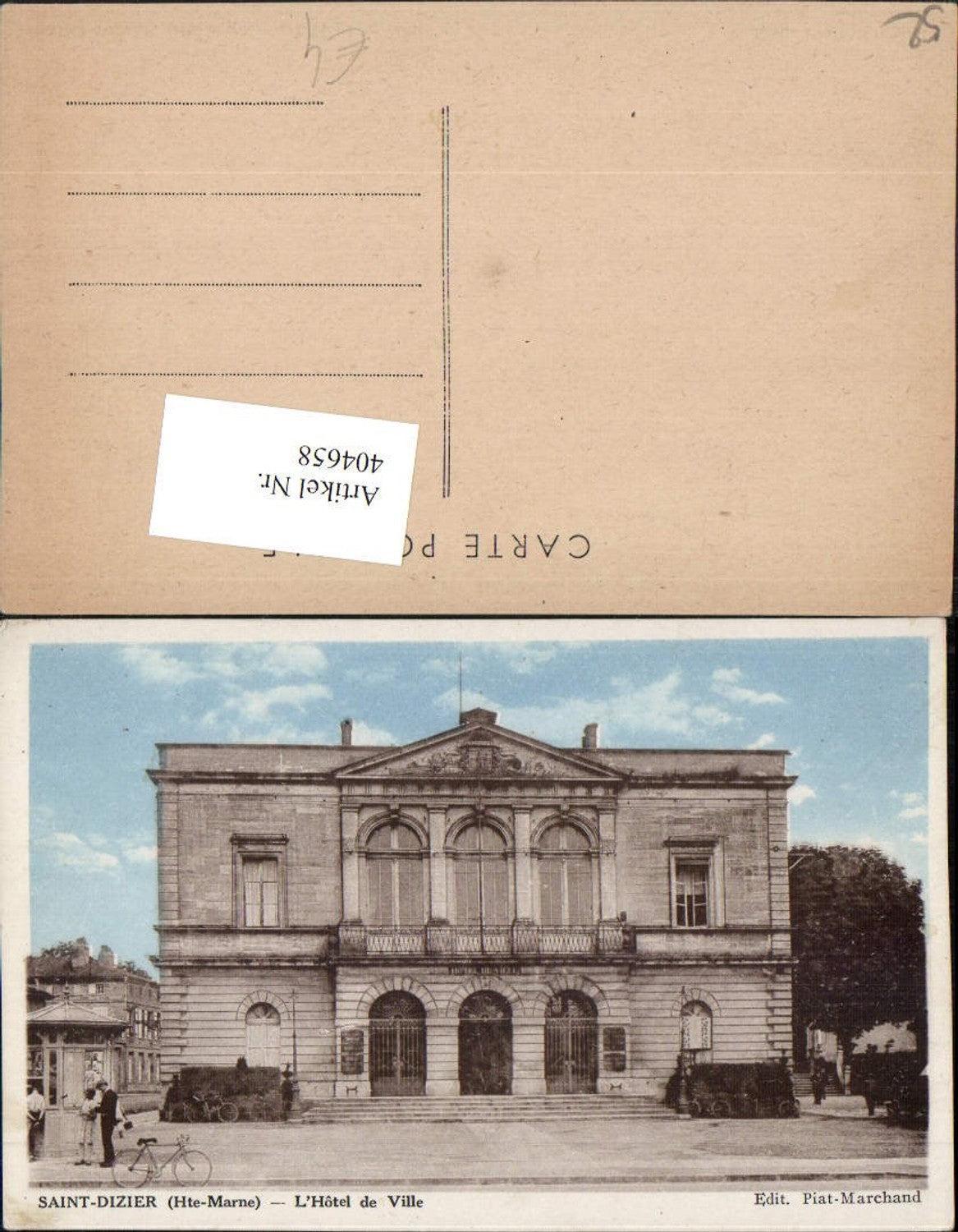 404658,Champagne-Ardenne Haute-Marne Saint-Dizier L'Hotel de Ville Rathaus