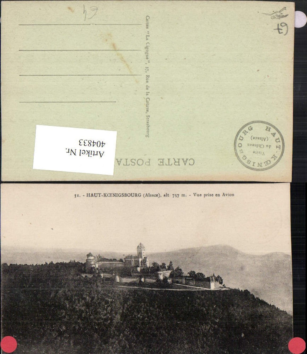 404833,Elsass Bas-Rhin Haut-Koenigsburg Burg b. Orschwiller