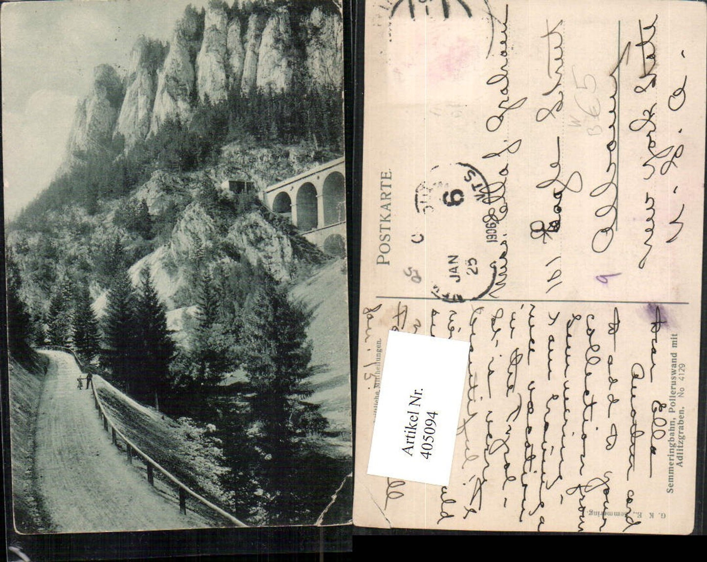 405094,Semmeringbahn Polleruswand m. Adlitzgraben Viadukt